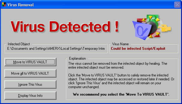 Virus Detected